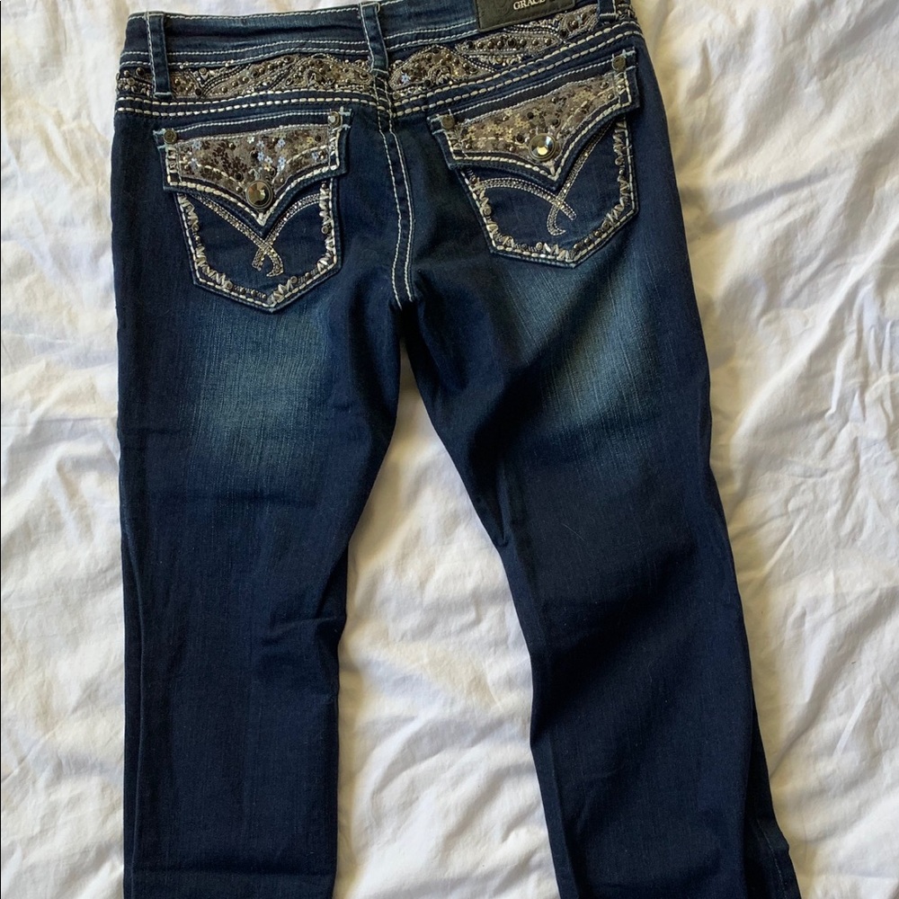 Grace in LA Beautiful Boot Cut  Jeans
